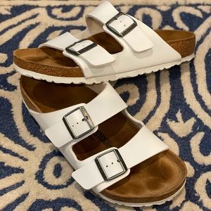 Classic White Birkenstock Arizona Birko-flor Sandal